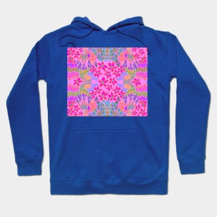 Spring Garden Flowers - Pink Hoodie